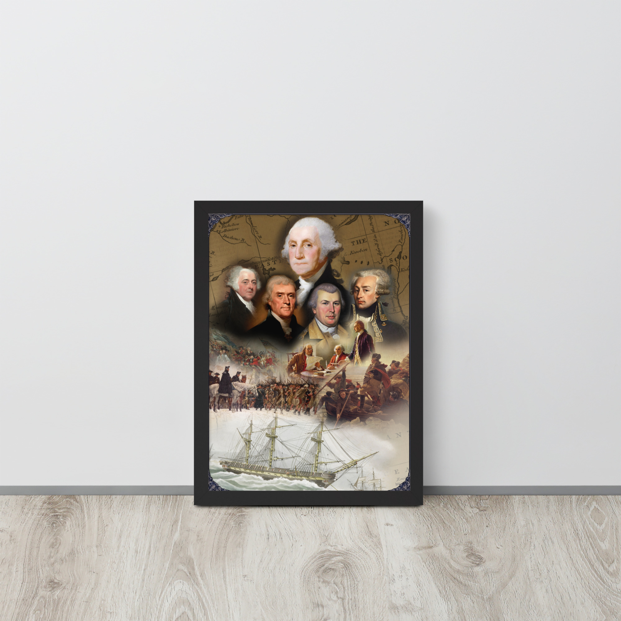 framed photo paper poster