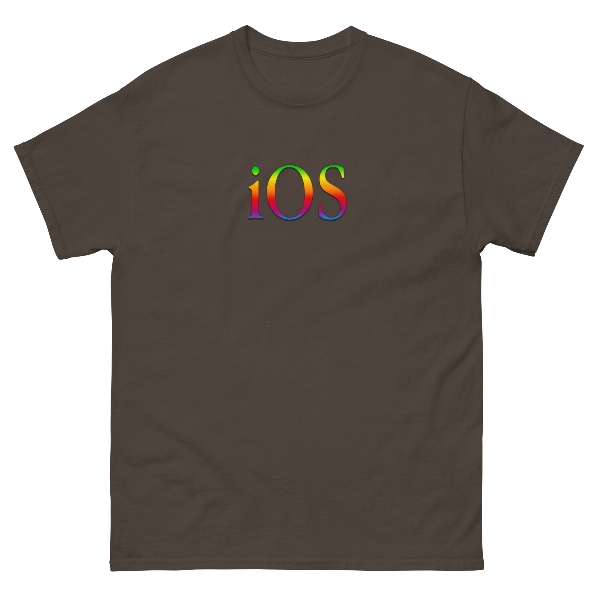 ios six colors t shirt ios six colors t shirt