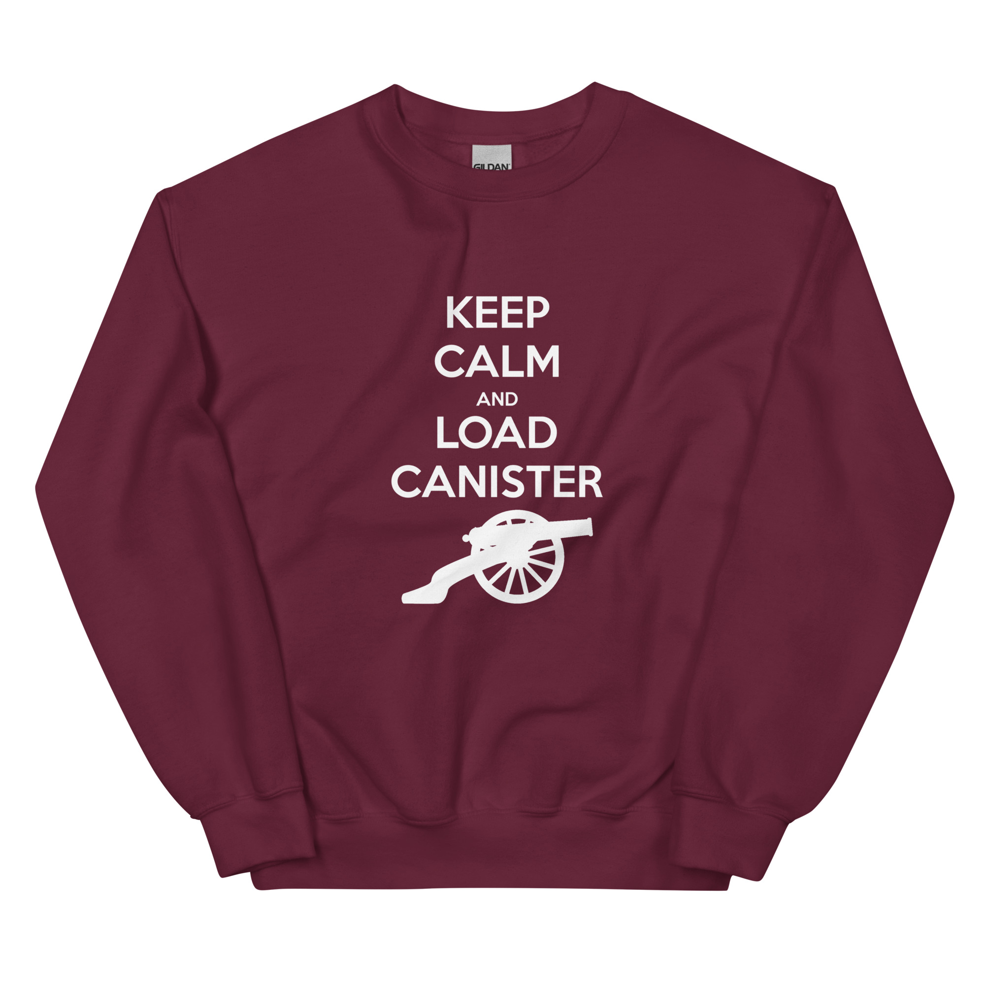 Keep Calm And Load Canister Sweater - Image 5