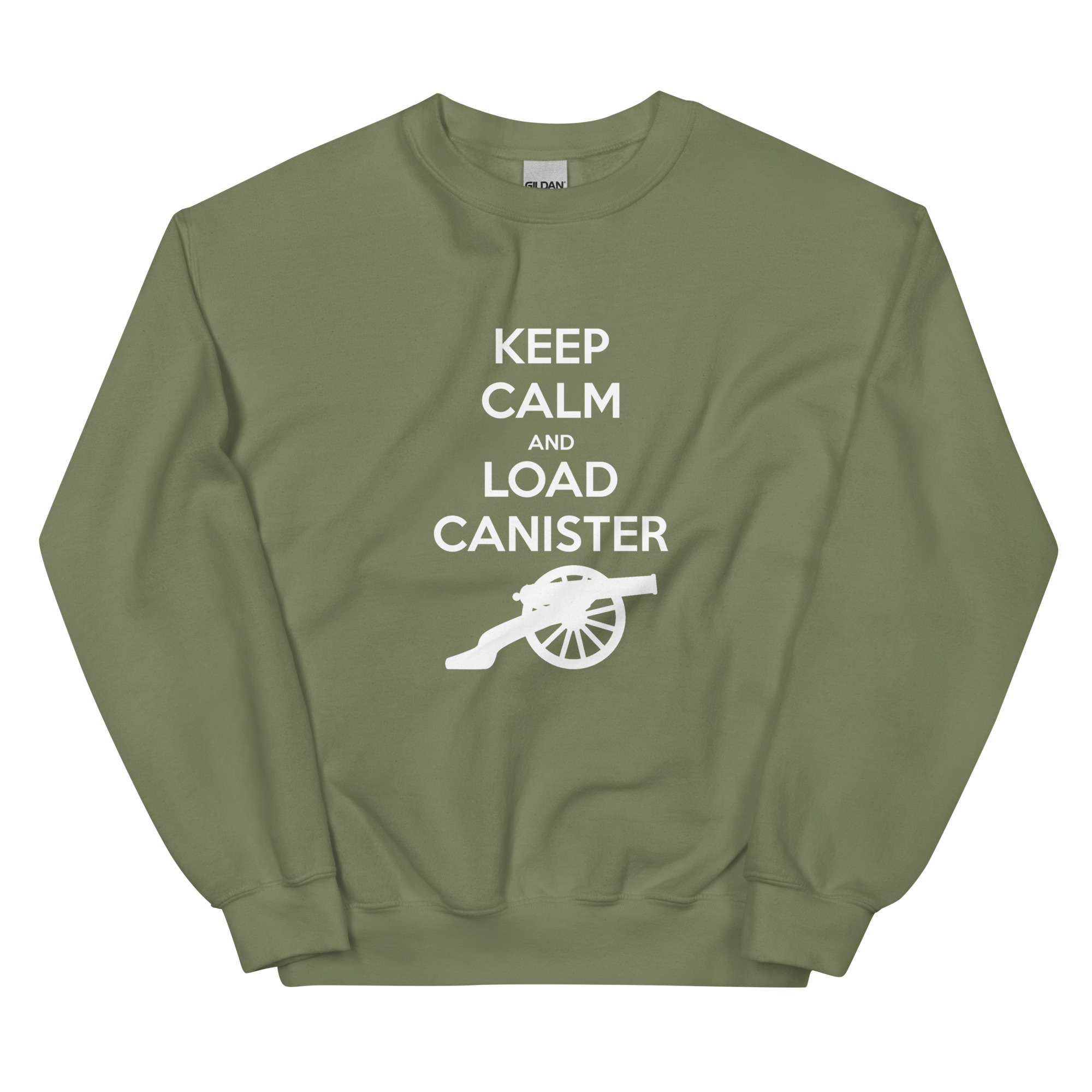 Keep Calm And Load Canister Sweater - Image 15