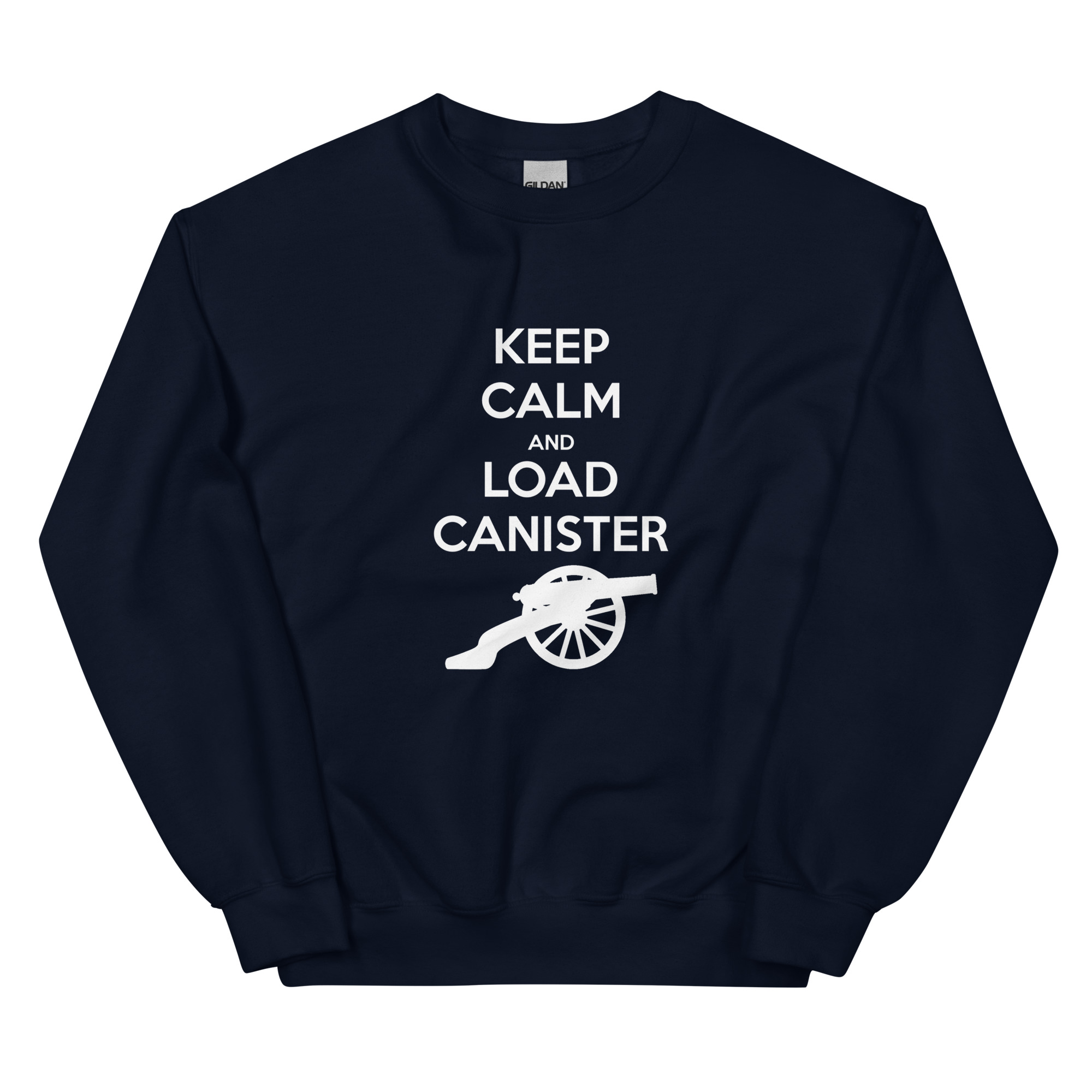 Keep Calm And Load Canister Sweater - Image 3